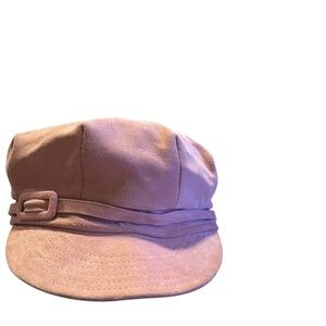 KOKIN Women’ Packable Pink Suede Newsboy Hat | Vintage